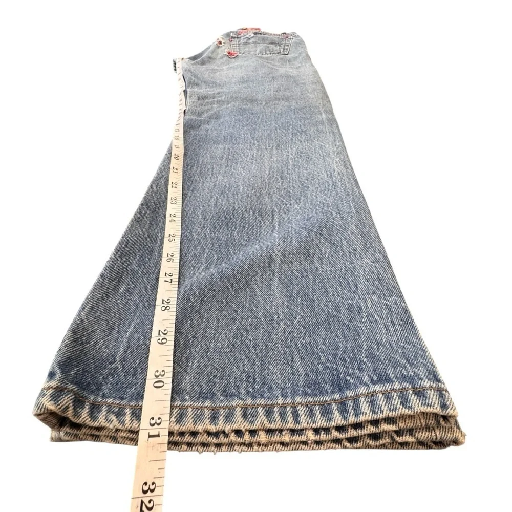 1980s-1990s VTG Levi's 501 Men’s  Jeans Distressed Finish W/ Repaired Rips